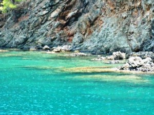 kemer blauw zee