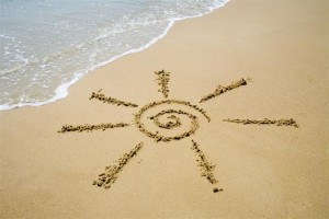zon op turks strand